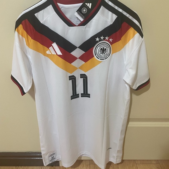 Woltemade 11 adidas White and Black Men's Jersey Size L - Picture 2 of 2